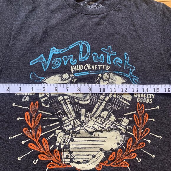 Von Dutch “American Legacy” Handcrafted Graphic Tee – Size S - Picture 6 of 8